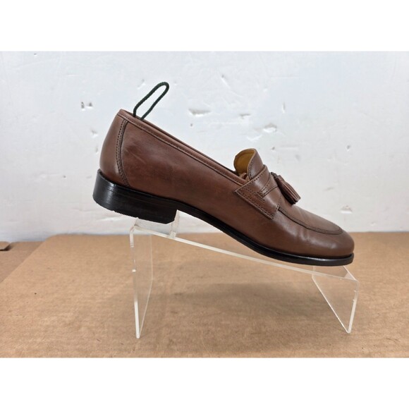 Johnston & Murphy Men\'s Cognac Brown Leather Tassel Loafers Dress Shoes Size 8 main image 10